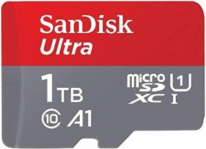 【送料無料】microSD 1TB UHS-I Class10 Nintendo Switch メーカー動作確認済 micro SDカード Ultra SDSQUA4-1T00-EPK レッド