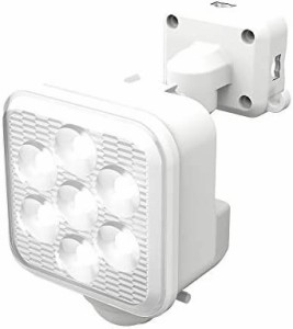 【送料無料】ムサシ RITEX フリーアーム式LED高機能センサーライト(5W×1灯) 「ソーラー式」 S-110L ホワイト