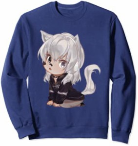 Cute Anime Cat Kawaii Chibi Japanese Cat Lover Gift トレーナー