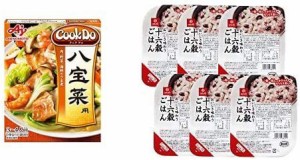 味の素 CookDo(クックドゥ) 八宝菜用 140g×10個入 + はくばく おいしさ味わう 十六穀ごはん 無菌パック 6食