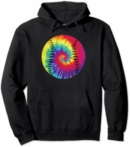 Baseball Tie Dye Rainbow Kids Boys Teenage Men Girls Gift パーカー