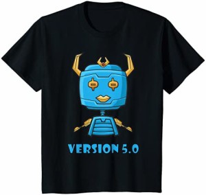 キッズ 5歳のロボット - 5歳の誕生日 Tシャツ