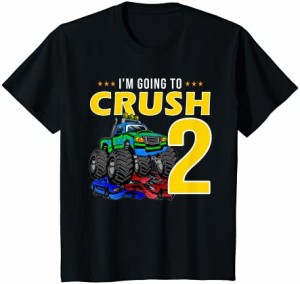 キッズ 私は2歳の2歳の誕生日プレゼントであることをつぶすつもりです Tシャツ