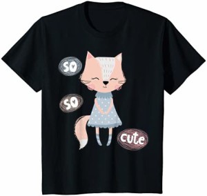 キッズ 女の子のシャツ: とてもかわいいです : かわいいキツネ Tシャツ