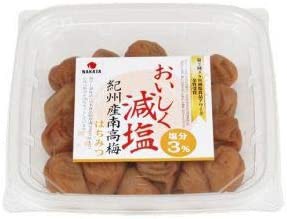 中田食品　おいしく減塩 はちみつ 250g　紀州南高梅 小粒　塩分3％