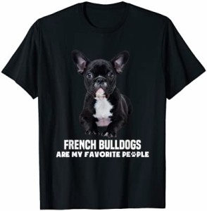 フレンチブルドッグ犬かわいい犬の恋人面白いペットギフト Tシャツ