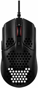 HyperX ゲーミングマウスPulsefire Hasteゲーマー向け 超軽量六角シェルデザイン 59グラム 2年保証 HMSH1-A-BK/G ( 4P5P9AA )