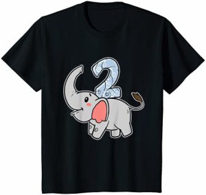 キッズ お誕生日おめでとうパーティー22年象2年生 Tシャツ