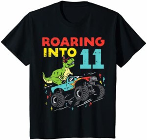 キッズ 轟11トレックス恐竜モンスタートラック11歳誕生日プレゼント Tシャツ