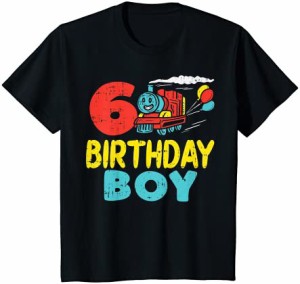 キッズ 6 Birthday Boy Train Cute Chugga Choo 6th Birthday Kids Gift Tシャツ