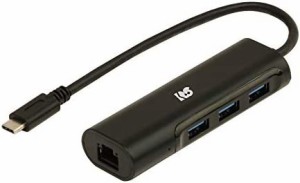 ラトックシステム USB Type-C ギガビット対応LANアダプター USBハブ付き RS-UCLAN-H3A