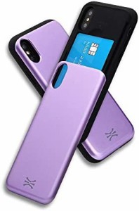 TORU CX SLIDE iPhone Xs/iPhone X ケース カード収納 スライド式 カードホルダー 耐衝撃 デュアルレイヤー ハイブリッド ウォレットケー