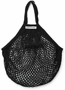 【送料無料】DEAN&DELUCA ネットバッグ ブラック エコバッグ コンパクト 折りたためる 軽量 編みバッグ