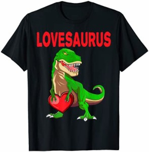Valentines Day Dinosaur T Rex Boys Valentine Kids Lovesaurus Tシャツ