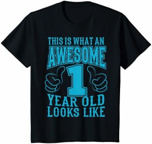 キッズ これは素晴らしい1歳の1歳の誕生日プレゼントの幼児です Tシャツ