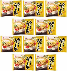 [なごやきしめん亭] レンジで簡単! ゆで カレーうどん 195g×10 / 麺 うどん