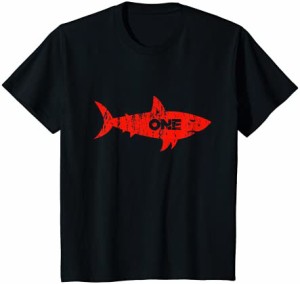 キッズ BIRTHDAY SHARK シャツ1歳1歳の誕生日プレゼント幼児 Tシャツ