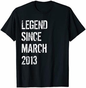 9歳の誕生日 男の子 女の子 2013年3月生まれ 9歳 Tシャツ