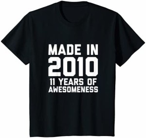 キッズ 11歳 誕生日シャツ 男の子 女の子 年齢 11歳 ギフト 2010年 キッズ Tシャツ