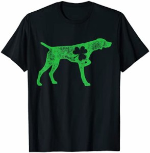 German Shorthaired Pointer St Patricks Day Boys Shamrock Dog Tシャツ