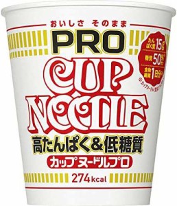 日清食品 カップヌードルPRO 高たんぱく&低糖質 [1日分の食物繊維入り] 74g ×12個