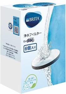 ブリタ 交換用 浄水 マイクロディスクカートリッジ 6個セット ボトル・カラフェ型浄水器用【日本正規品】
