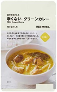 無印良品 素材を生かした 辛くない グリーンカレー 180g(1人前) 82505832 ×10袋