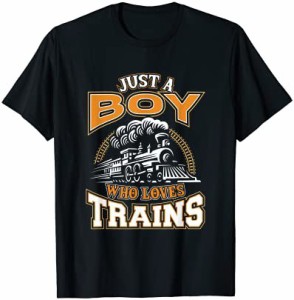 電車が大好きなだけ少年 Tシャツ