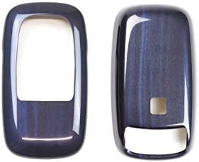 SecondStage トヨタ スマートキーカバー Type16 スライドドアボタン付き キーケース 後期ルーミーなど Blue/G青木目 T575BUW