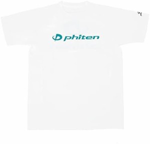 phiten(ファイテン) RAKUシャツ SPORTS (SMOOTH DRY) 半袖 ロゴ