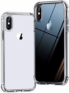 ONES iPhone Xs/X ケース 米軍MIL規格 超耐衝撃 エアバッグ 〔 HD全透明 ・ ハードな頑丈PC背面 ＋ 柔軟な衝撃吸収TPUバンパー 〕『 画面