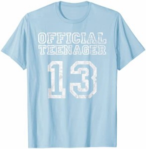 13歳の誕生日 公式 ティーンエイジャーシャツ 13歳 女の子ギフト Tシャツ