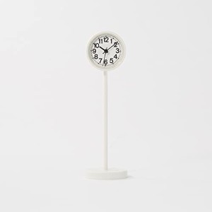 無印良品 公園の時計・ミニ ホワイト MJ-PCM2 44275740 幅55×奥行55×高さ182mm