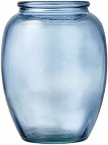 Bitz(ビッツ) フラワーベース 花器 花瓶 D10xH13cm 4個セット 12155 ブルー