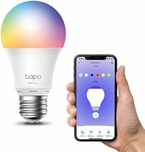 TP-Link Tapo スマート LED ランプ 調光タイプ マルチカラー E26 800lm 電球色 Echo シリーズ/Google ホーム 対応 追加機器不要 3年保証