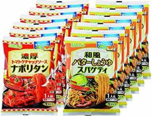 五木食品 タカモリパスタ 濃厚ナポリタン&和風バターしょうゆ 各6個セット(計12個)(セット商品)(電子レンジ調理可能)