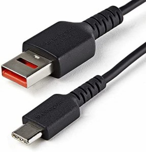 【送料無料】StarTech.com USB充電特化ケーブル/1m/USB-A[オス] - USB-C[オス]/USBデータ通信機能カット対応データブロッカーケーブル/給