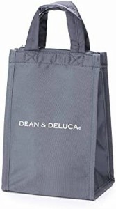 DEAN&DELUCA クーラーバッグ グレーS 保冷バッグ ファスナー付き コンパクト お弁当 ランチバッグ