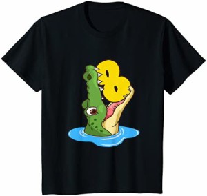 キッズ 8th Birthday 男の子 女の子 クロコダイル アリゲーター 8歳 Tシャツ