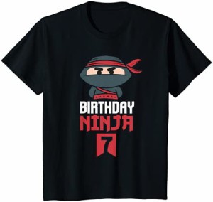 キッズ 誕生日忍者私は7歳 I 7th birthday Tシャツ