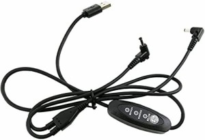 [Smarkey] 空調作業服ファン用USBケーブル USB to DC扇風機服用 モバイルバッテリー用コード 交換用 ユニバーサル、あらゆる扇風機服対応