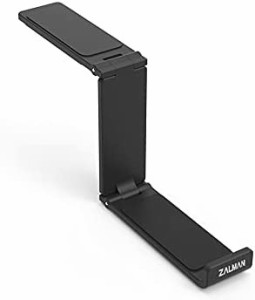 【送料無料】ZALMAN Z-Holder Black 折り畳み式コンパクトヘッドホンフック アルミニウム製 ZM-FH10 BK SP983