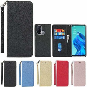 Eastwave OPPO Reno5 A ケース oppo reno 5a ケース 手帳型 reno5A OPPO case ストラップ付き PU皮革 明るい色 内蔵マグネット 携帯カバ