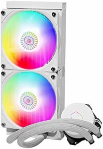 【送料無料】CoolerMaster MasterLiquid ML240L V2 ARGB White Edition 簡易水冷CPUクーラー MLW-D24M-A18PW-RW FN1575