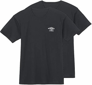 [グンゼ] Tシャツ 2枚組 半袖 綿混 吸汗速乾 クルーネック UMBRO アンブロ UB18142 メンズ