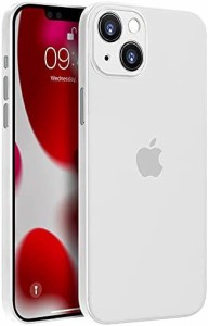 【送料無料】iPhone 13対応ケース 0.3?o超薄型 memumiR 全面保護カバー 指紋防止 傷付き防止 6.1インチ 人気ケース・カバー (マットホワ