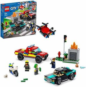 【送料無料】レゴ(LEGO) シティ 出動！しょうぼうレスキュー & ポリスチェイス 60319 おもちゃ ブロック プレゼント 消防 しょうぼう 警
