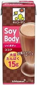 キッコーマン SoyBodyココア 200ml×18本