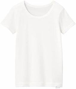 [無印良品] インナートップス 綿であったか Tシャツ(キッズ) オフホワイト キッズ120