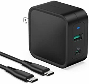 【送料無料】PD充電器 Type C 急速充電器 65W 2ポート USB-A USB-C GaN 窒化ガリウム PD対応 折りたたみ式プラグ PD Pioneer Technology 